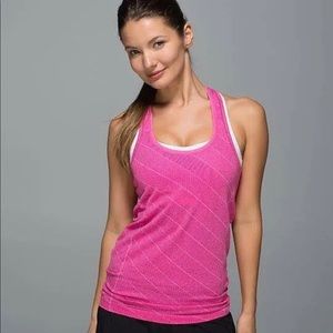 lululemon Swiftly Racerback First Release - Pink - Size 8